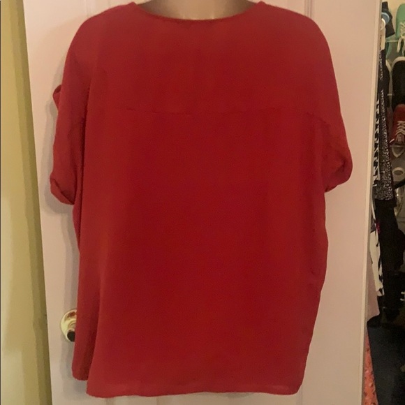 Forever 21 burnt orange top- large - Picture 4 of 6